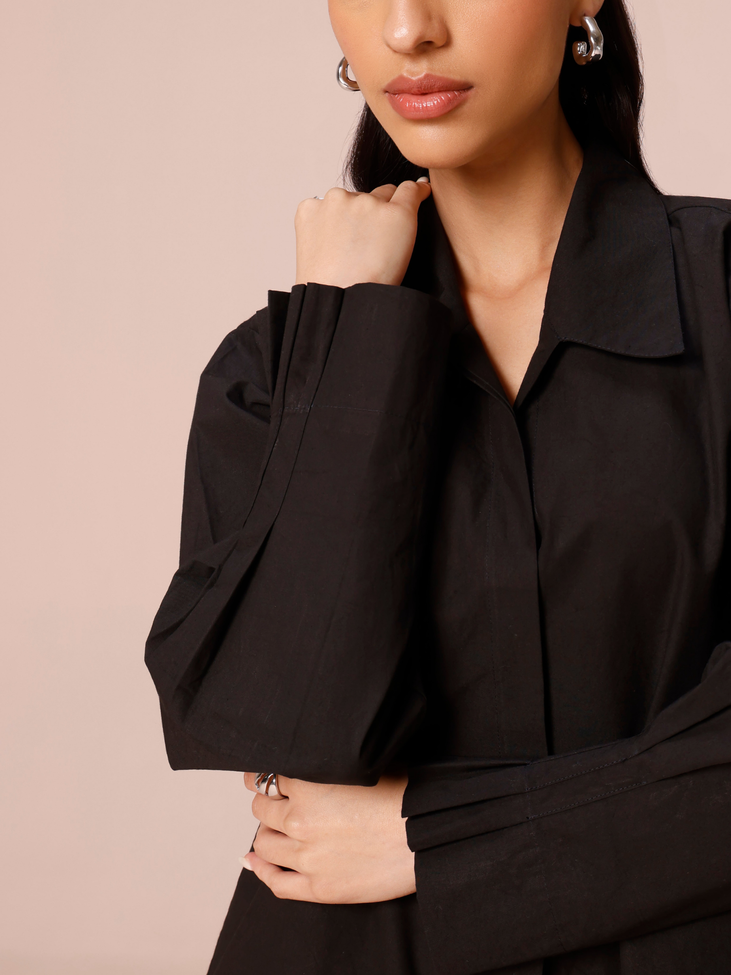 Women Black shirt for office