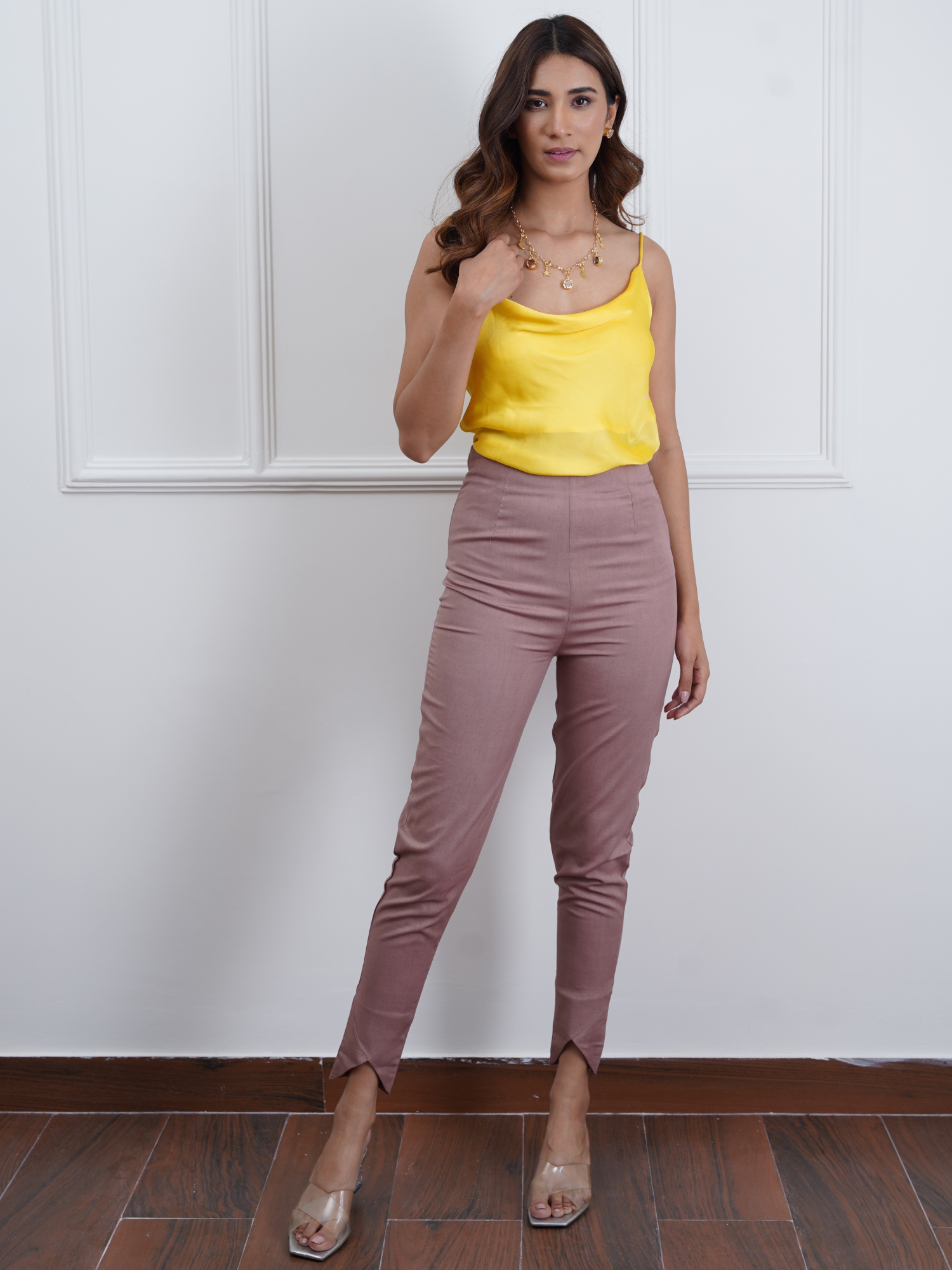 Satin Camisole in Lemonade