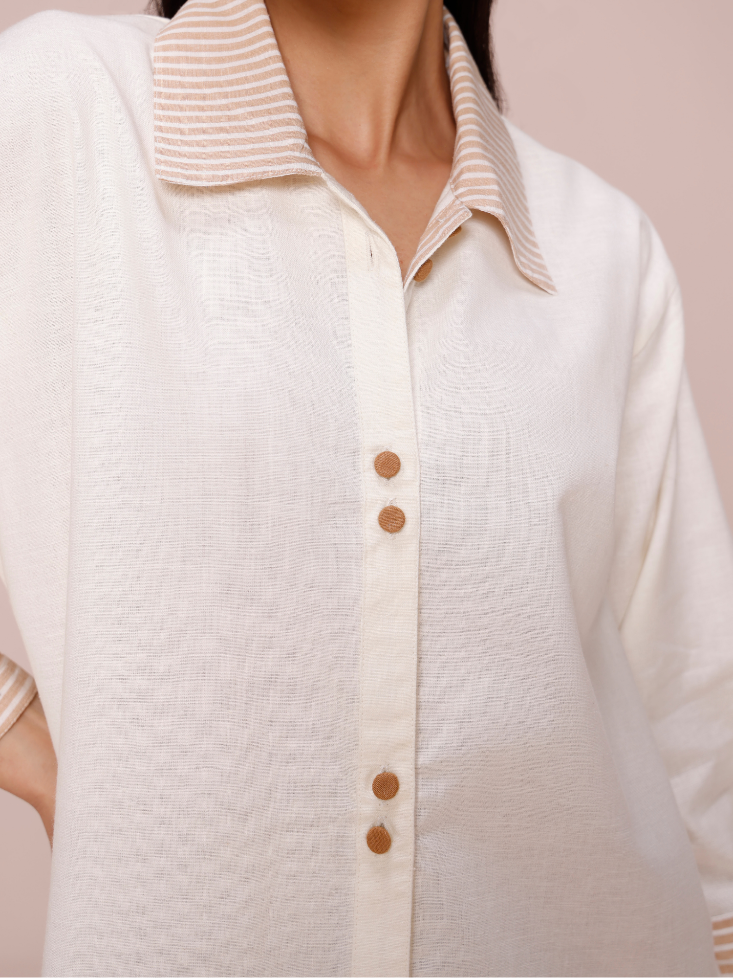 Women formal shirt in white