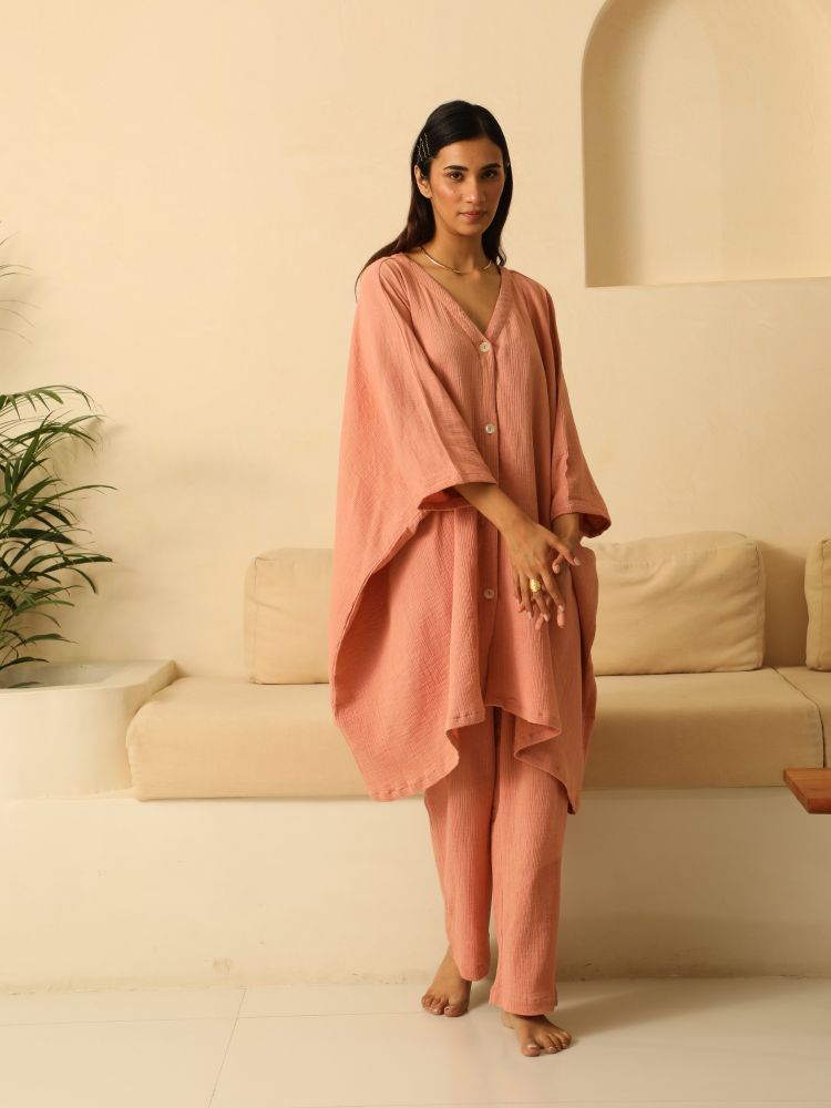 Kaftaan Shirt  in Rose