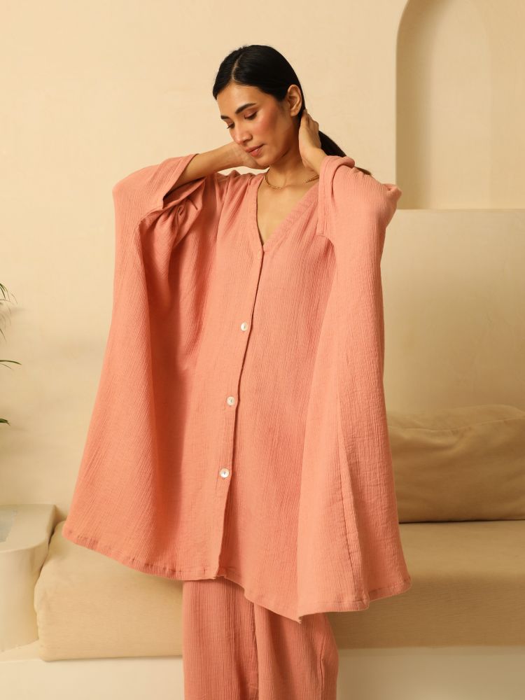 Kaftaan Shirt  in Rose